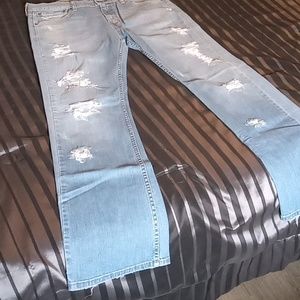 Mens 527 Levis light blue
